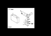 Bosch 0 601 702 903 Gws 10-125 C Angle Grinder 230 V / Eu Spare Parts